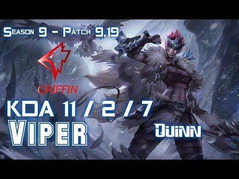GRF Viper QUINN vs KAI'SA ADC - Patch 9.19 KR Ranked