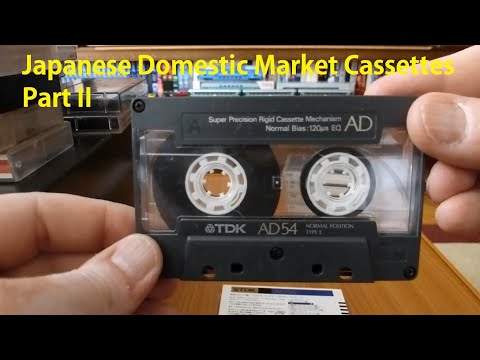 Unboxing 25 used audio cassettes for The Japanese Market (TDK and AXIA) - part II