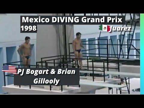1998 PJ Bogart & Brian Gillooly - Mens 3 Meter Double Synchro Diving - Mexico Diving Grand Prix