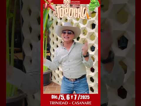 JULIAN ROCHA EN LA CABALGATA DEL XXVIII ENCUENTRO INTERNACIONAL DE MÚSICA LLANERA EL TOPOCHO.