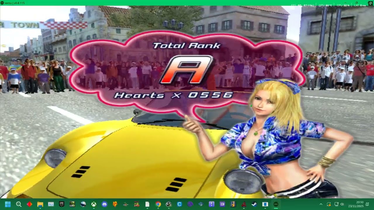 PC ARCADE = OUTRUN 2 - CHIHIRO BETA VER -  HEART ATTACK MODE - XEMU 2025 4K UK ARCADES