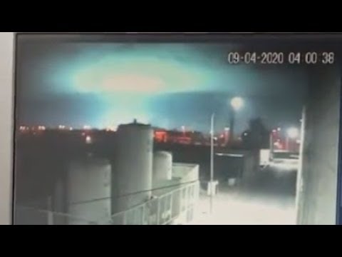 Strange Pulsating Light Captured By Hospital's CCTV In Alicante, Spain. April 9, 2020