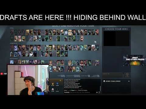 when Dendi realizes that his signature hero Pudge isn't banned/picked