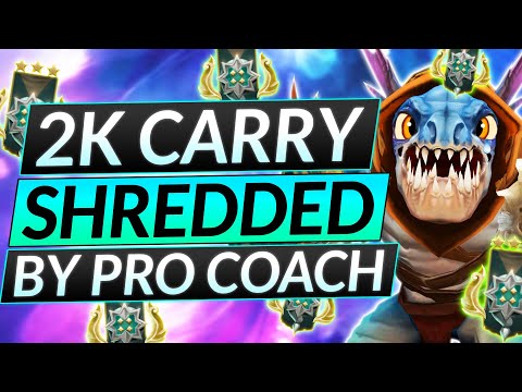 2K MMR CARRY is MAKING ME LOSE MY MIND - SLARK Carry Tips and Tricks - Dota 2 Guide