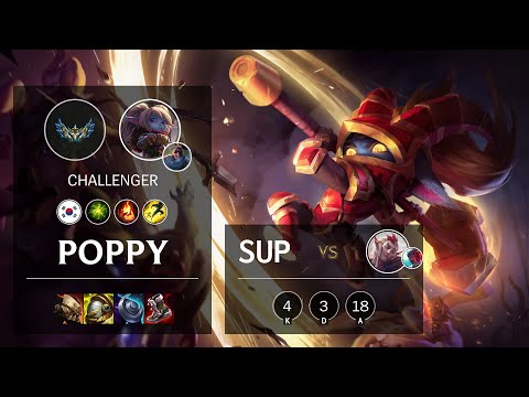Poppy Support vs Rakan - KR Challenger Patch 12.4