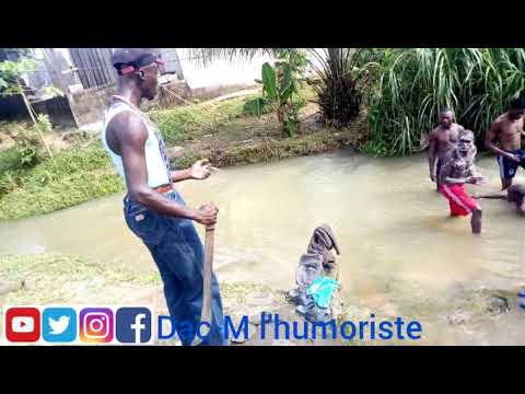 Gabonese Comedy: Dac-M the comedian and the little ones from the pivot at the beach (Comedy 2020)...