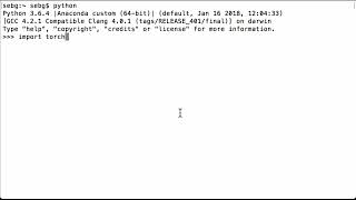 Print PyTorch Version - PyTorch Tutorial