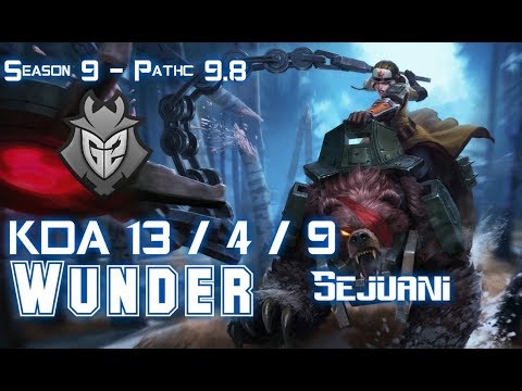 G2 Wunder SEJUANI vs RIVEN Top - Pathc 9.8 EUW Ranked