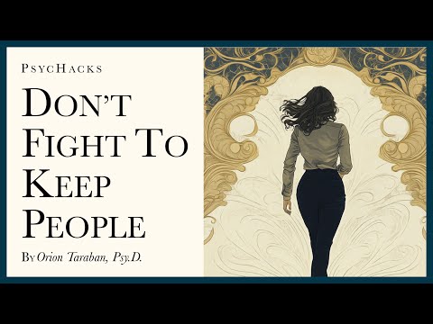 Don't fight to keep people: you lose when you win