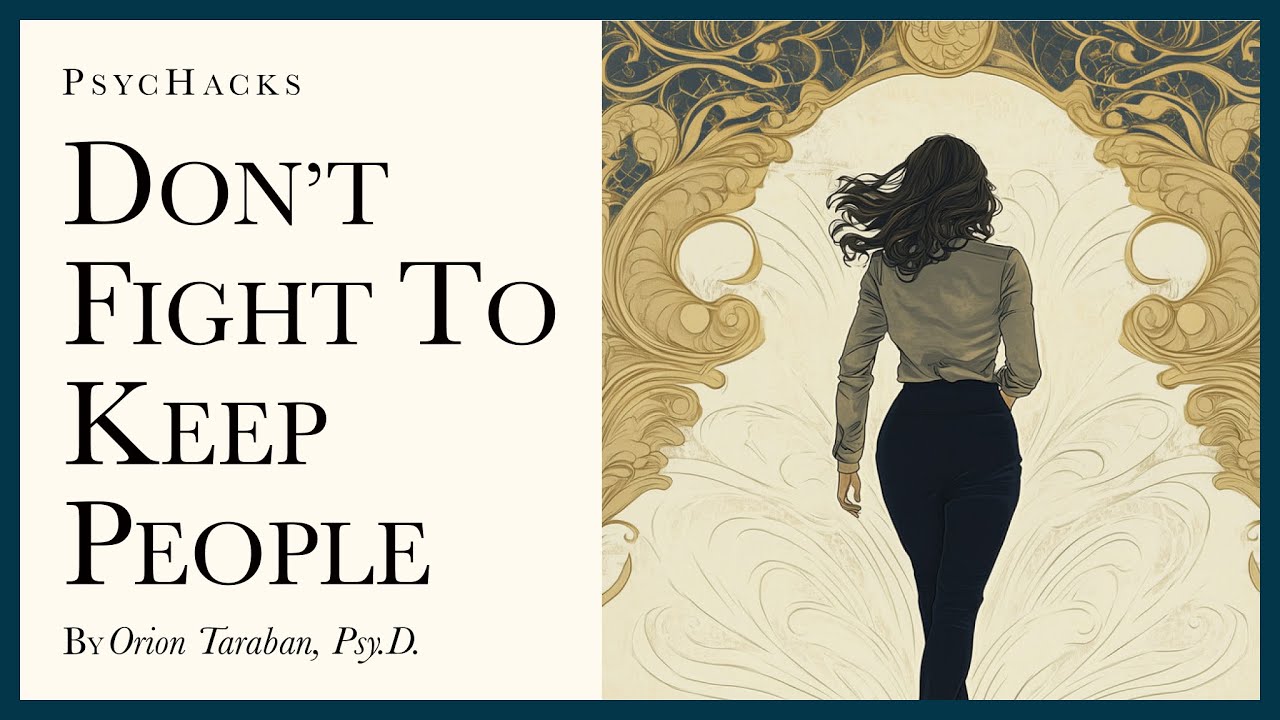 Don't fight to keep people: you lose when you win