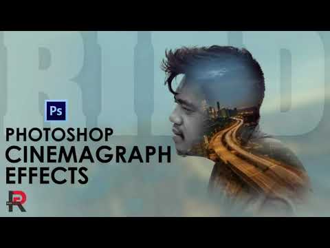 Photoshop Double Exposure CINEMAGRAPH Effects