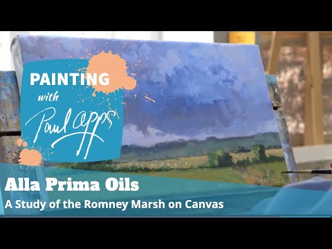 How to Paint a Landscape in oils of the Romney Marsh
