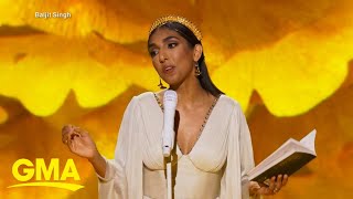 Poet Rupi Kaur brings poetry to new heights with special, ‘Rupi Kaur Live’ l GMA