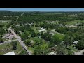 Drone footage of storm damage in Blanco, Oklahoma