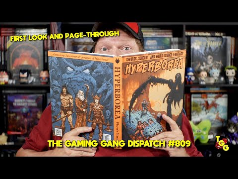 First Look at the Hyperborea Player's Manual on The Gaming Gang Dispatch EP 809