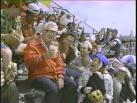 Budweiser Beer Commercial featuring Harry Caray in the Bleachers - 1984