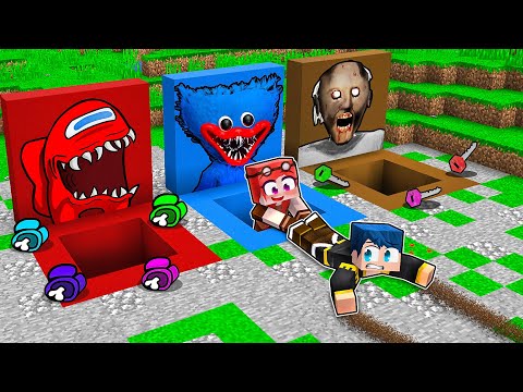 HO TRASCINATO STEF NEL TUNNEL DI HUGGY WUGGY! - MINECRAFT