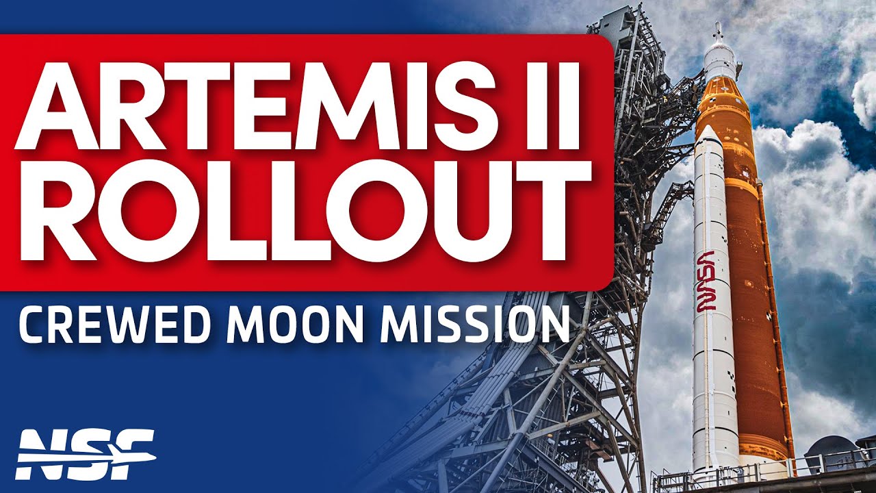 NASA Rolls SLS to Launch Complex 39B for Artemis II Moon Launch