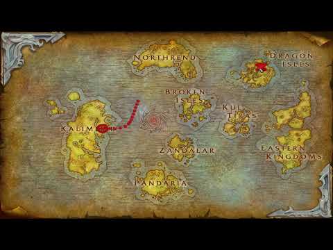 Journey from Orgrimmar to Dragon Isle (The Waking Shores)