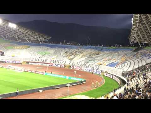 Hajduk-Osijek koreografija Torcide za svoj 66. rođendan 30/10/2016