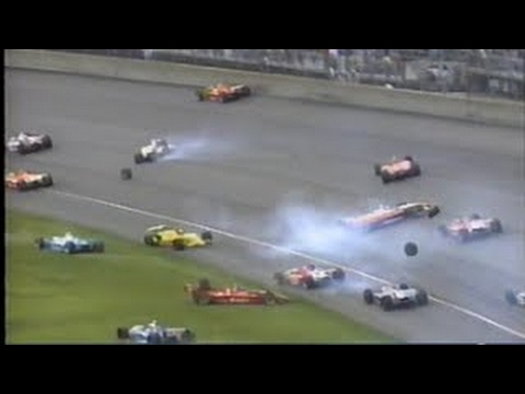 1996 CART Michigan US 500 - Start Crash