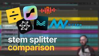 AI stem splitter comparison showing different tools side by side