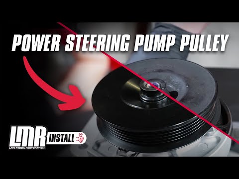 How To Remove & Install Power Steering Pump Pulley