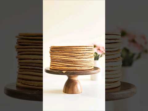 Ukrainian Honey Cake. Would you try it? #honeycake #medovik  #cake #bakery