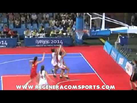 Ani Calvo (1996) - Medalla de Bronce 3x3 Juegos Olímpicos Nanjing 2014