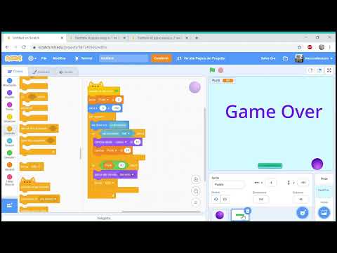 Scratch tutorial in italiano - Pong - parte 2