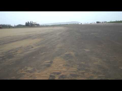 Sand waves on Goa Beach
