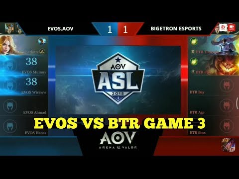 EVOS VS BTR ASL WEEK 8 GAME 3 EPIC COMEBACK