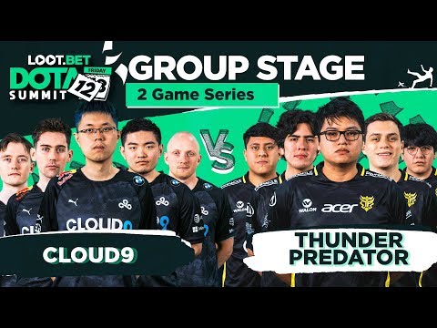 Cloud9 vs Thunder Predator Game 2 - Dota Summit 12: Group Stage