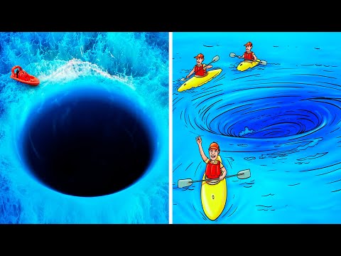 How Deep the World's Strongest Whirlpool Is