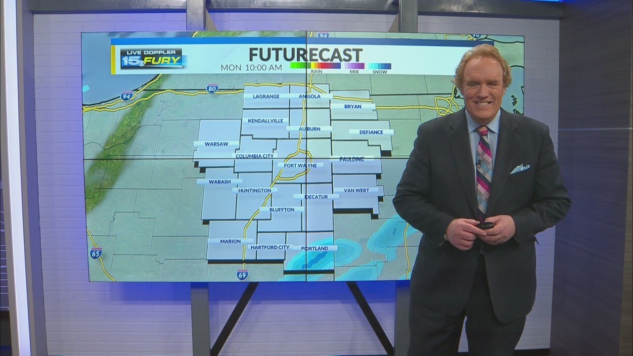 Snow ends across the entire area