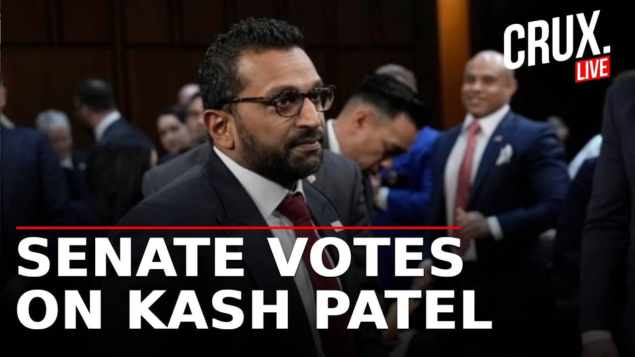 US News Live | Senate Committee Votes On Kash Patel For FBI Director | Trump Latest News | Crux Live