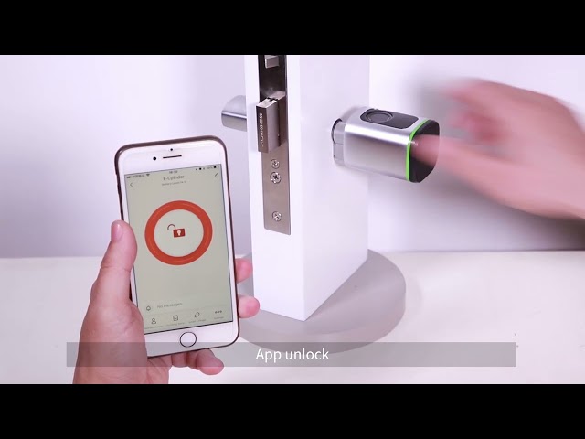 قفل باب ذكي برم بصمة مع أزرار وتطبيق TTlock