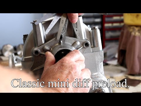 Classic mini diff preload setting (shims)