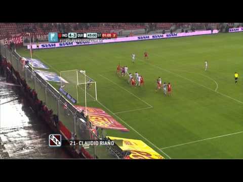 Gol de Riaño. Independiente 4 Quilmes 3.Fecha 7. Torneo Primera División 2014.Fútbol Para Todos
