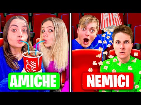 AMICI vs NEMICI AL CINEMA!! *3 TIPI DI AMICI*🍿