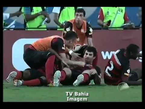 Bahia 3 x 3 Vitória. Neto Baiano, 1 a 0. Narração Rainan Peralva