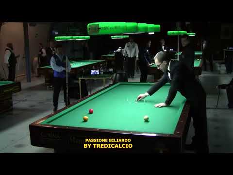ANIELLO vs CREPALDI   39°GRAN PREMIO DI BILIARDO GORIZIANA SAINT VINCENT 2018@TREDICALCIO