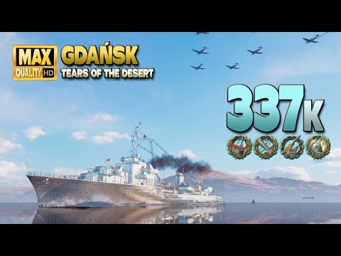 niszczyciel Gdańsk: Doskonała gra na mapie „Łzy pustyni”