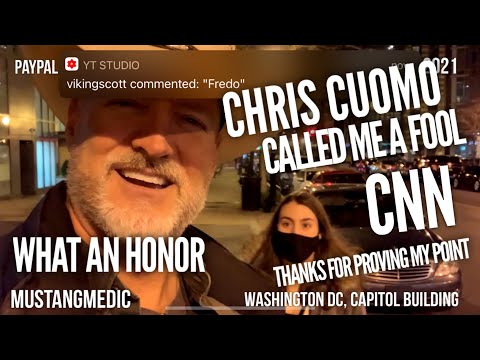MustangMedic Reporting Chris Cuomo called me a fool I am so proud thank you CNN