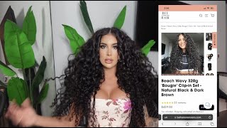 BEL-HAIR EXTENSIONS REVIEW | Bougie 320g 26 Beach Wavy