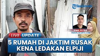 Diduga Ada Kebocoran Gas, LPG 3 Kilogram Meledak di Jakarta Timur, 5 Rumah Rusak dan 3 Orang Terluka