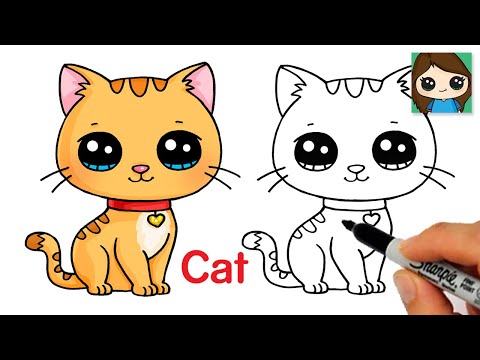 How to Draw a Cat Easy 🐾