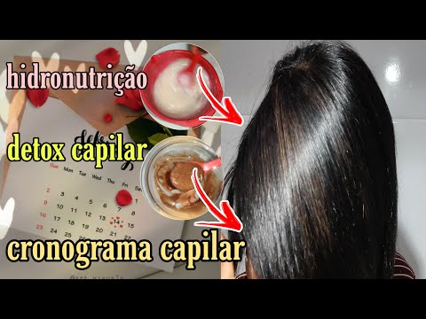 salve seu cabelo  hoje cronograma capilar completo para todos tipo de cabelo