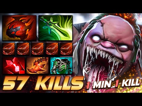 Pudge 57 KILLS - Mega Butcher - Dota 2 Pro Gameplay [Watch & Learn]