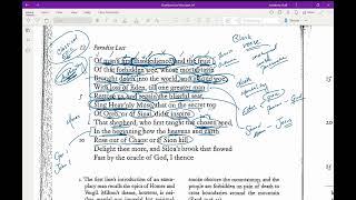 Paradise Lost - The Opening Invocation (1.1-26)